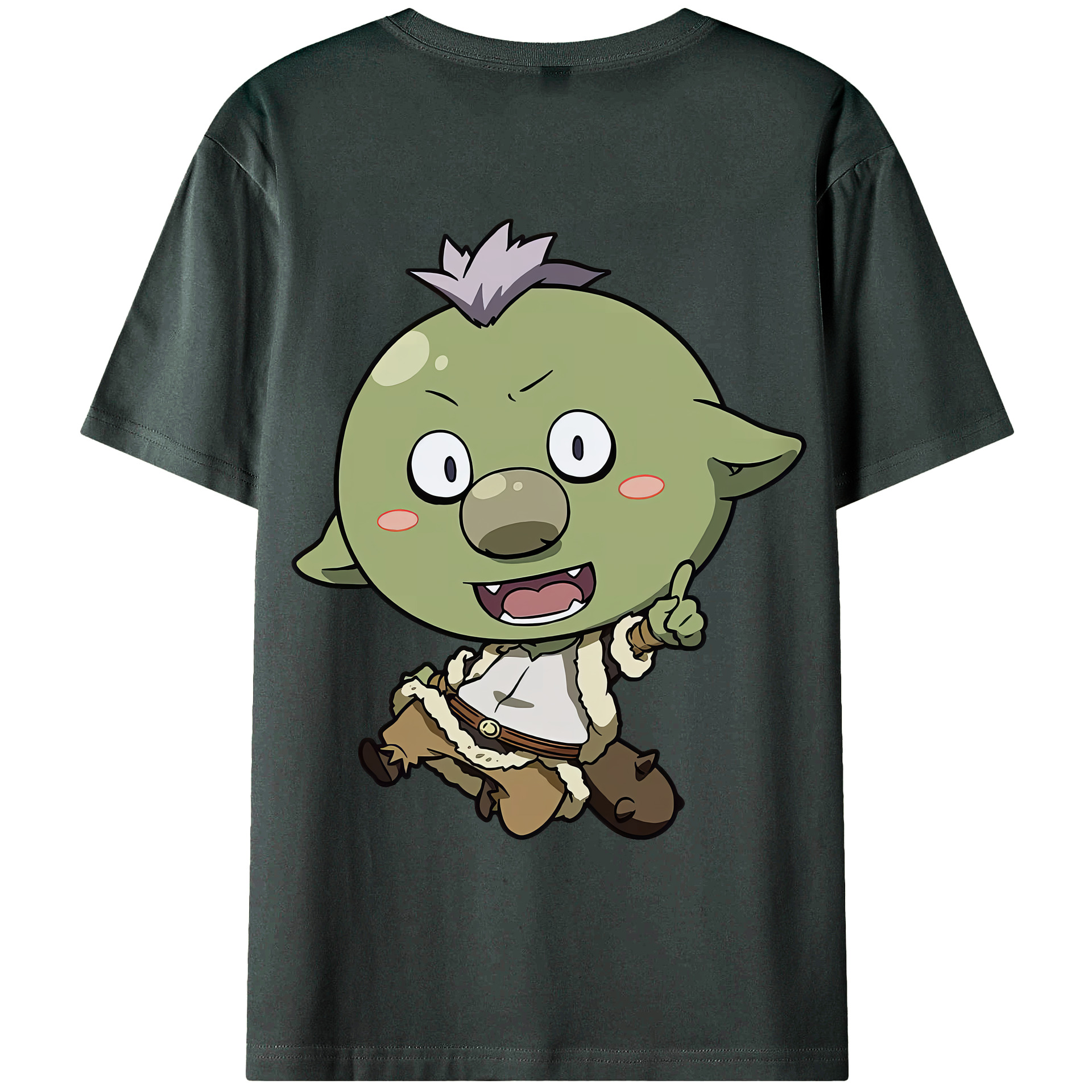 （画像用） 転スラ Regarding Reincarnated to Slime 綿100％ メンズ半袖Tシャツ（バックプリント） 通気性